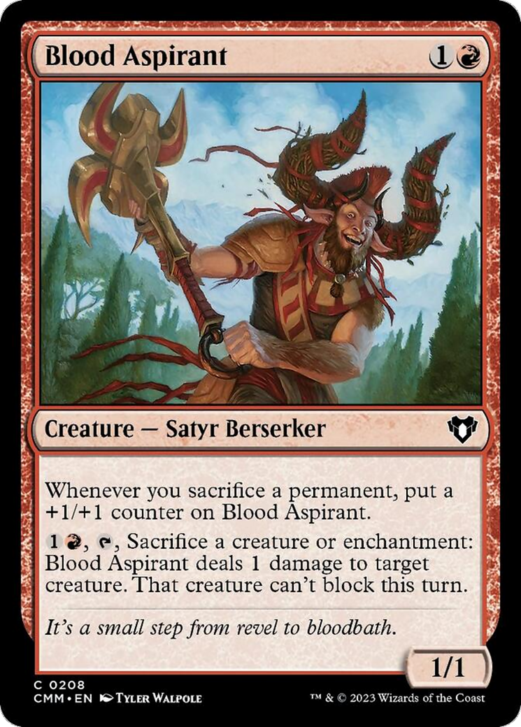 Aspirante de sang [Commander Masters]