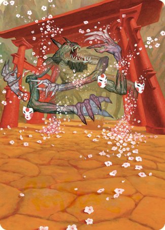 Carte d'art Chemin vers l'exil [Série d'art Masters de Commander]