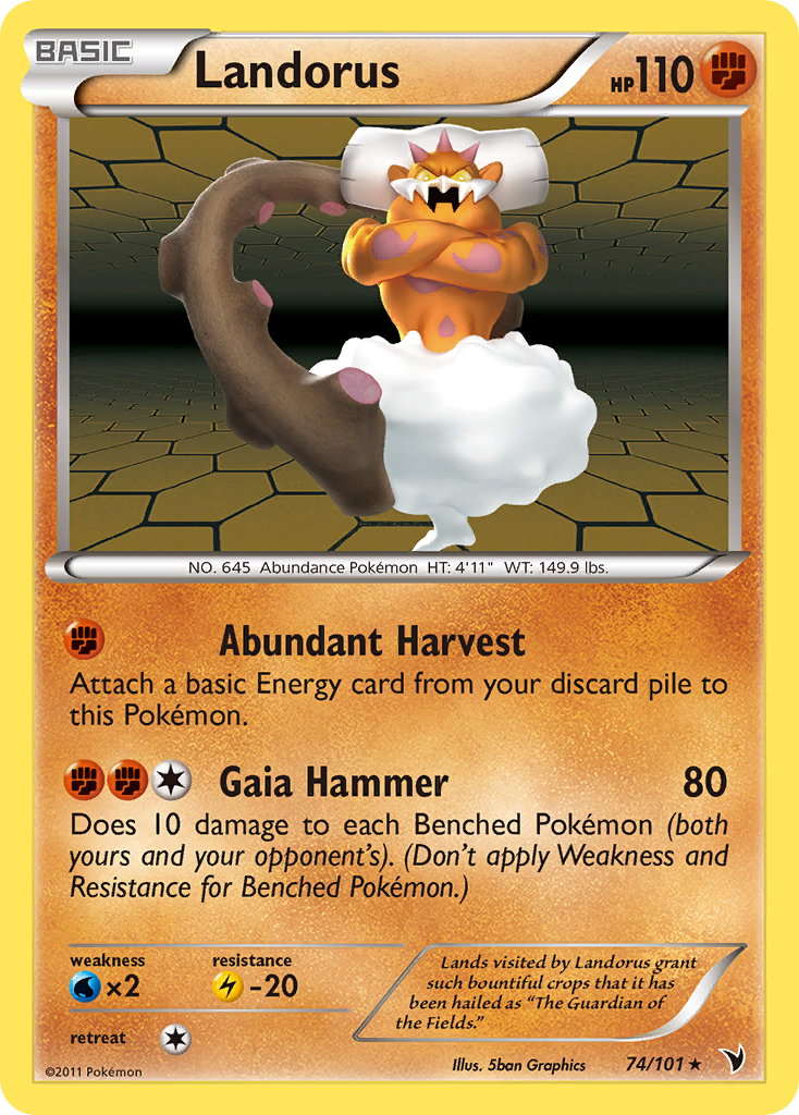 Landorus (74/101) [Negro y Blanco: Victorias Majestuosas]