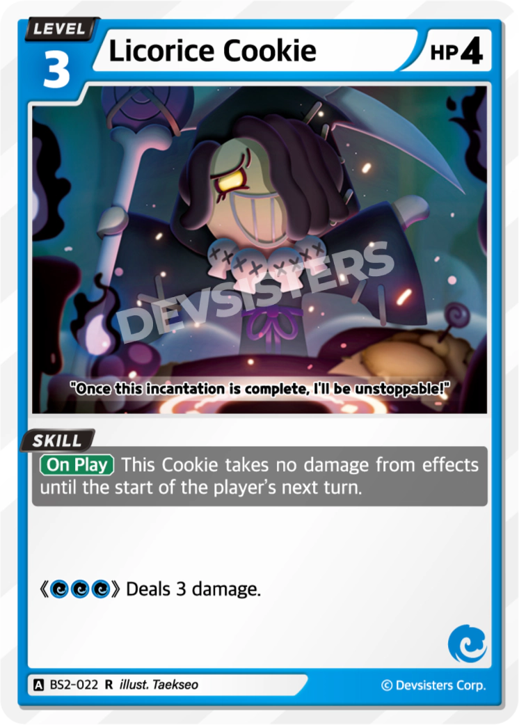 Image for Licorice Cookie (BS2-022) (BS2) - CookieRun: Braverse TCG