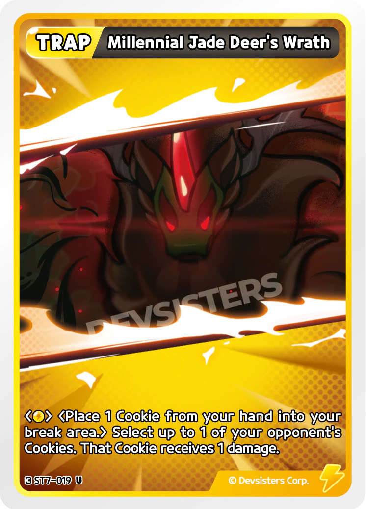 Image for Millennial Jade Deer's Wrath (ST7-019) (ST7) - CookieRun: Braverse TCG