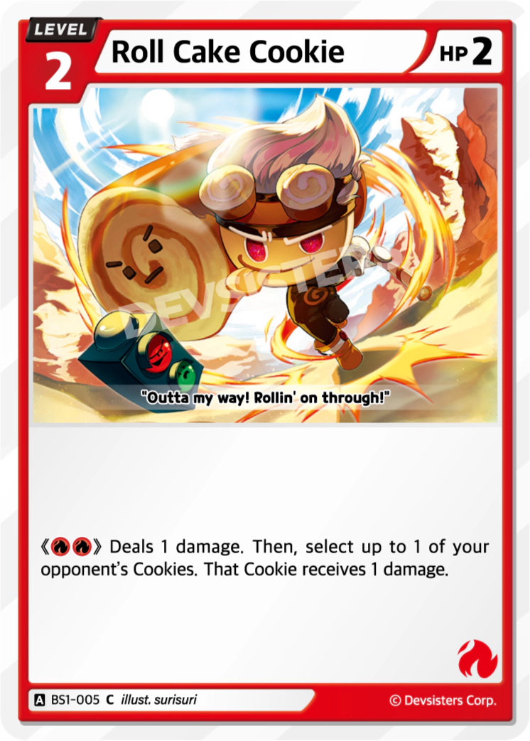 Image for Roll Cake Cookie (BS1-005) (BS1) - CookieRun: Braverse TCG