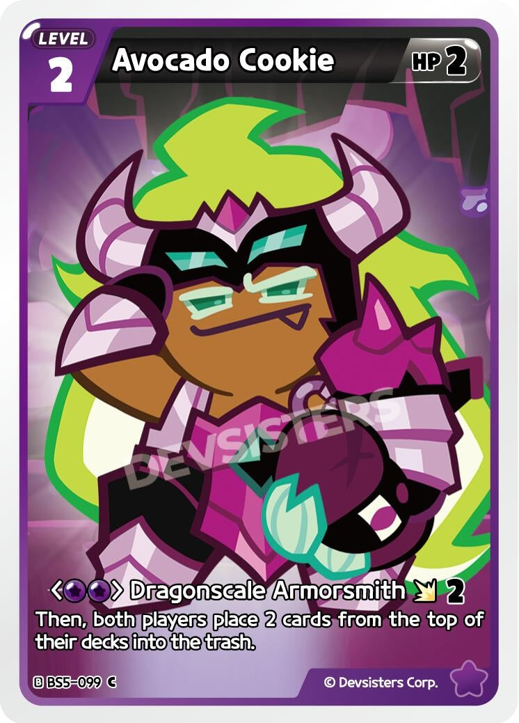 Image for Avocado Cookie (BS5-099) (BS5-BS7) - CookieRun: Braverse TCG
