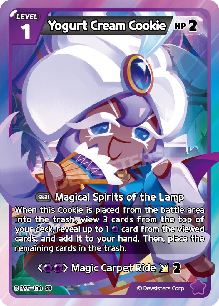 Image for Yogurt Cream Cookie (BS5-100) (BS5-BS7) - CookieRun: Braverse TCG