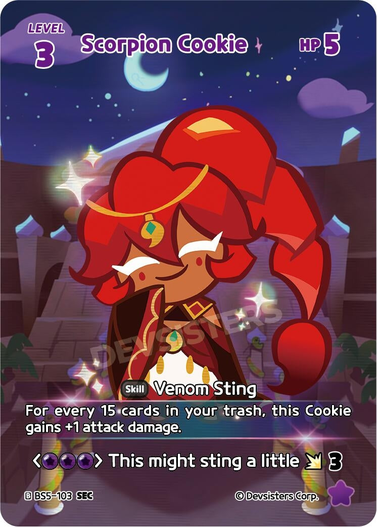 Image for Scorpion Cookie (SEC) (BS5-103) (BS5-BS7) - CookieRun: Braverse TCG