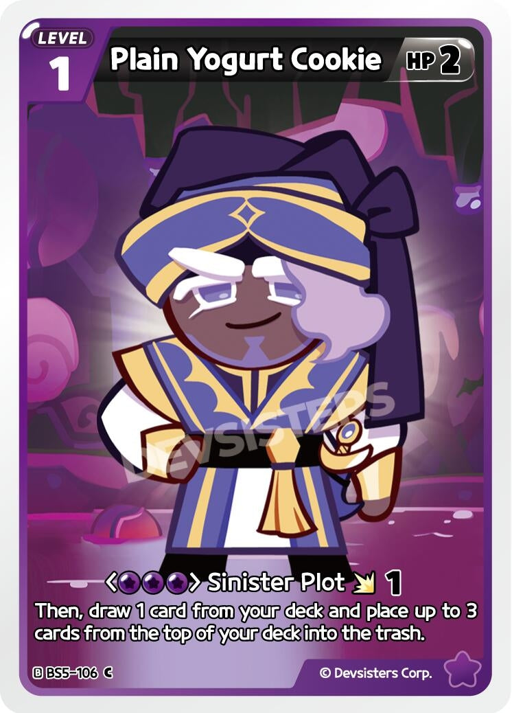 Image for Plain Yogurt Cookie (BS5-106) (BS5-BS7) - CookieRun: Braverse TCG