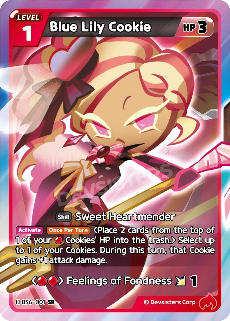 Image for Blue Lily Cookie (BS6-001) (BS5-BS7) - CookieRun: Braverse TCG