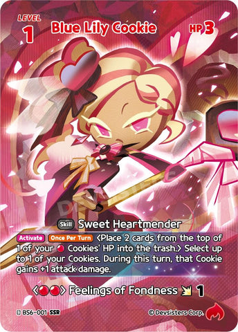 Image for Blue Lily Cookie (SSR) (BS6-001) (BS5-BS7) - CookieRun: Braverse TCG