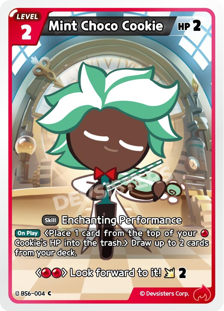 Image for Mint Choco Cookie (004) (BS6-004) (BS5-BS7) - CookieRun: Braverse TCG