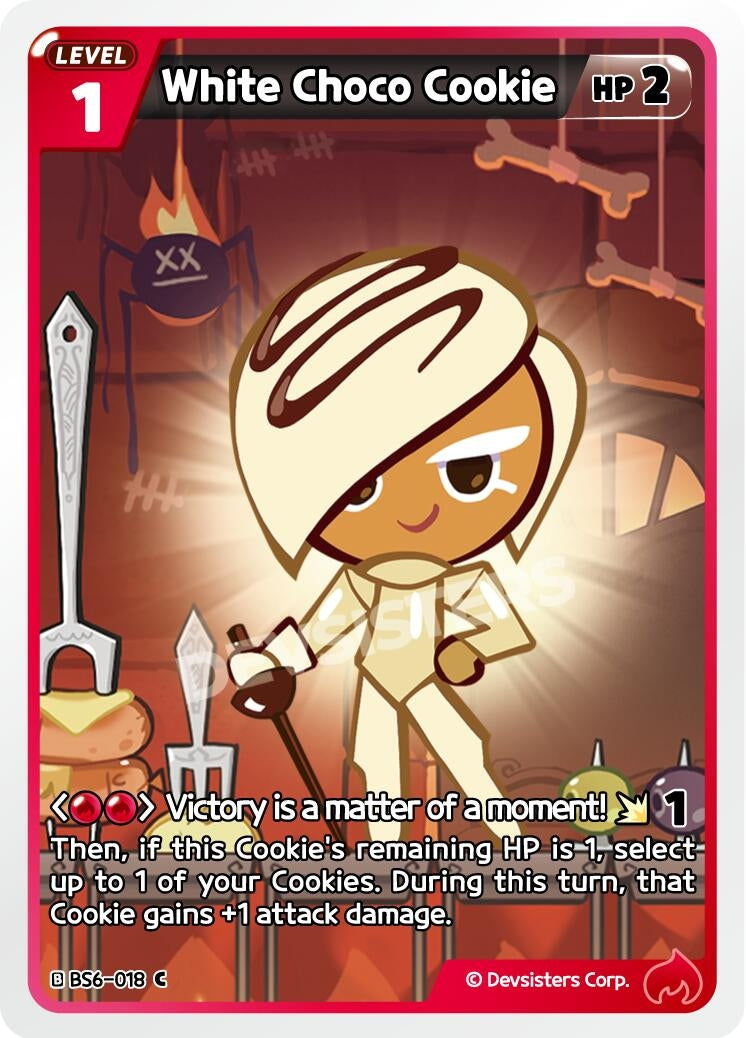 Image for White Choco Cookie (018) (BS6-018) (BS5-BS7) - CookieRun: Braverse TCG