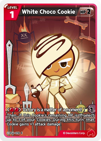 Image for White Choco Cookie (018) (BS6-018) (BS5-BS7) - CookieRun: Braverse TCG