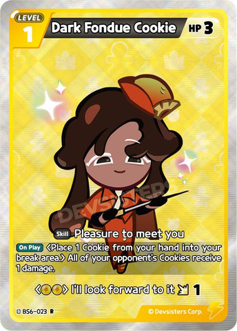 Image for Dark Fondue Cookie (BS6-023) (BS5-BS7) - CookieRun: Braverse TCG