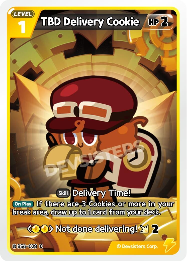 Image for TBD Delivery Cookie (BS6-028) (BS5-BS7) - CookieRun: Braverse TCG