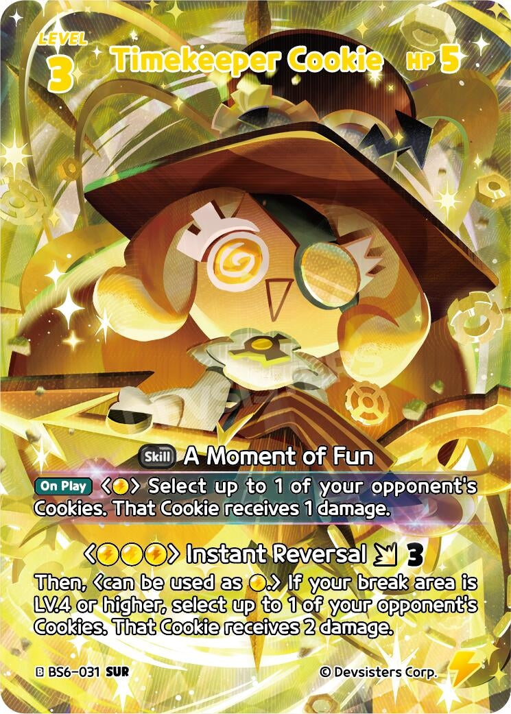 Image for Timekeeper Cookie (031) (SUR) (BS6-031) (BS5-BS7) - CookieRun: Braverse TCG