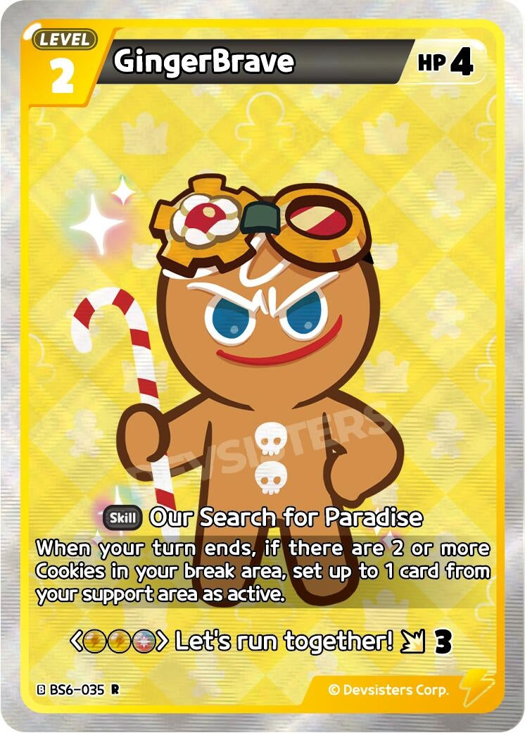 Image for GingerBrave (035) (BS6-035) (BS5-BS7) - CookieRun: Braverse TCG