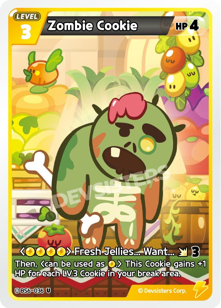 Image for Zombie Cookie (BS6-036) (BS5-BS7) - CookieRun: Braverse TCG
