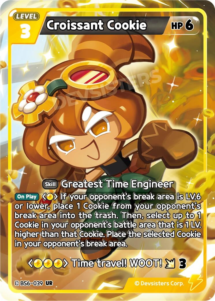 Image for Croissant Cookie (039) (BS6-039) (BS5-BS7) - CookieRun: Braverse TCG