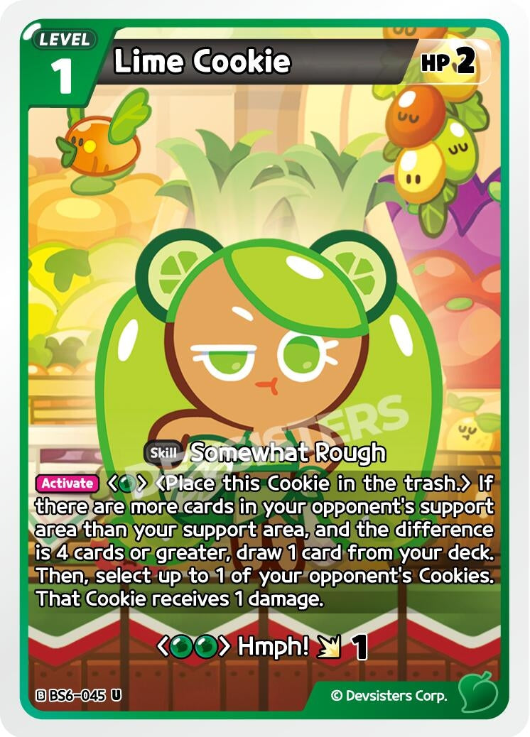 Image for Lime Cookie (BS6-045) (BS5-BS7) - CookieRun: Braverse TCG