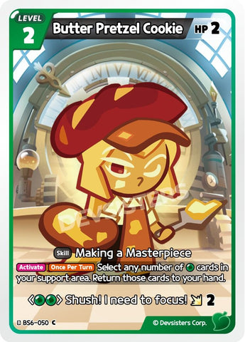 Image for Butter Pretzel Cookie (BS6-050) (BS5-BS7) - CookieRun: Braverse TCG