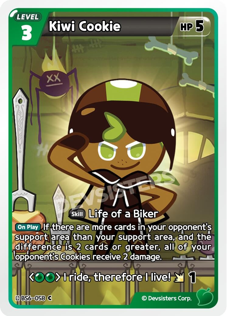 Image for Kiwi Cookie (BS6-058) (BS5-BS7) - CookieRun: Braverse TCG