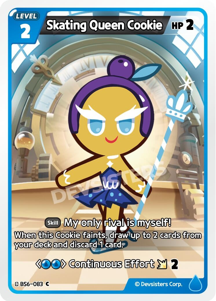 Image for Skating Queen Cookie (BS6-083) (BS5-BS7) - CookieRun: Braverse TCG