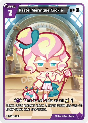 Image for Pastel Meringue Cookie (BS6-102) (BS5-BS7) - CookieRun: Braverse TCG