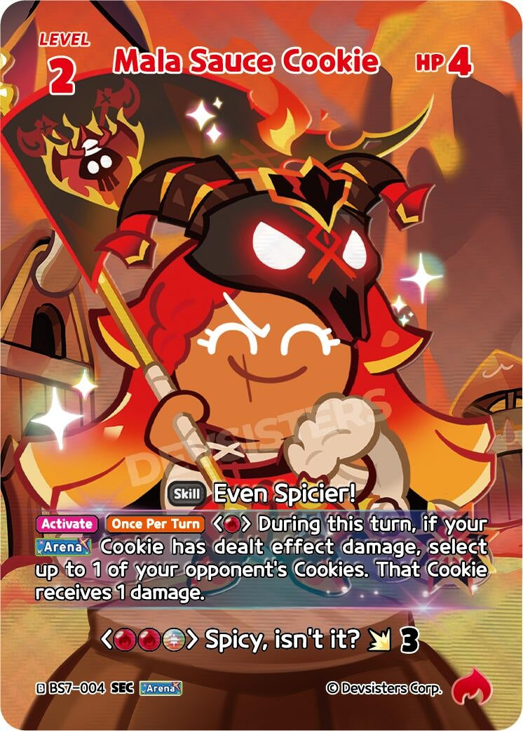 Image for Mala Sauce Cookie (004) (SEC) (BS7-004) (BS5-BS7) - CookieRun: Braverse TCG