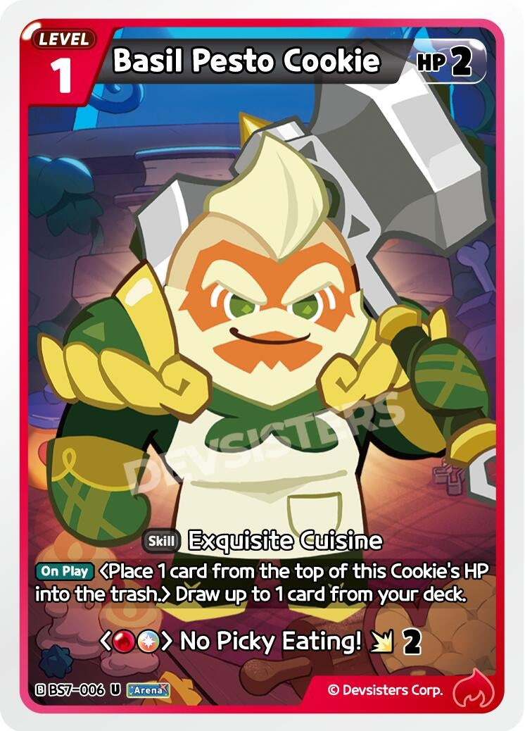 Image for Basil Pesto Cookie (BS7-006) (BS5-BS7) - CookieRun: Braverse TCG