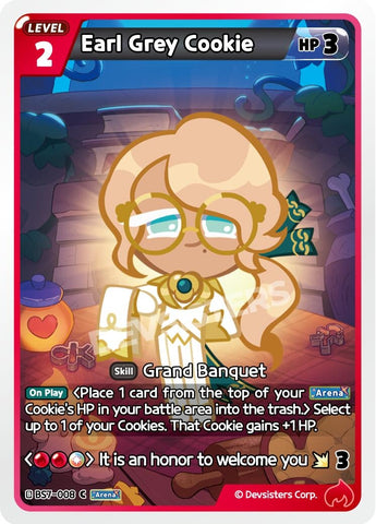 Image for Earl Grey Cookie (BS7-008) (BS5-BS7) - CookieRun: Braverse TCG