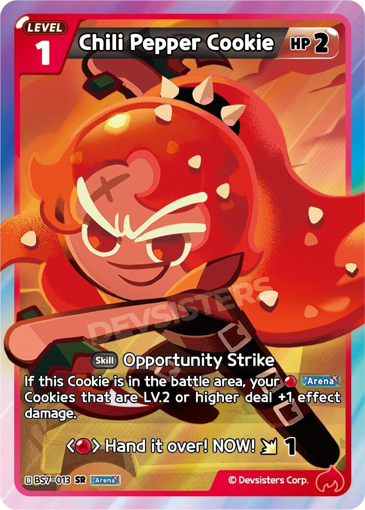 Image for Chili Pepper Cookie (013) (BS7-013) (BS5-BS7) - CookieRun: Braverse TCG