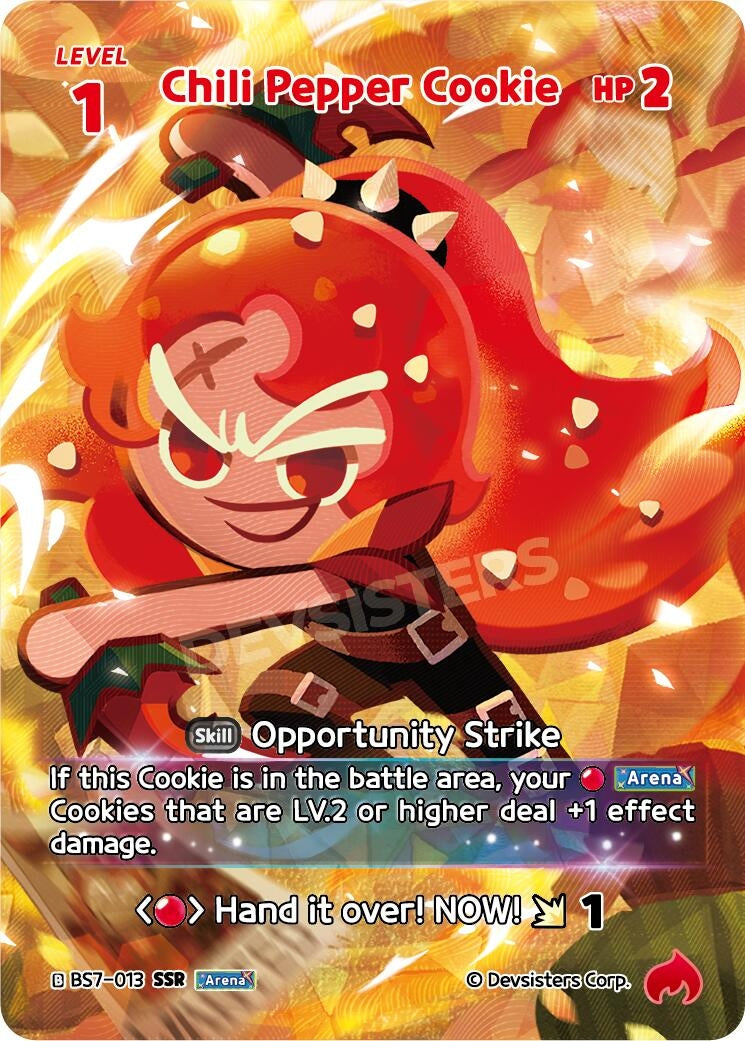 Image for Chili Pepper Cookie (013) (SSR) (BS7-013) (BS5-BS7) - CookieRun: Braverse TCG