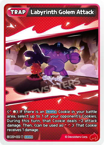 Image for Labyrinth Golem Attack (BS7-021) (BS5-BS7) - CookieRun: Braverse TCG