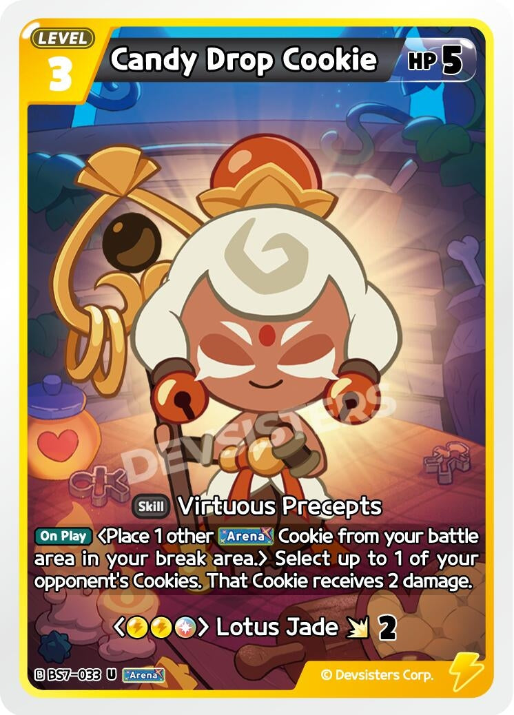 Image for Candy Drop Cookie (BS7-033) (BS5-BS7) - CookieRun: Braverse TCG