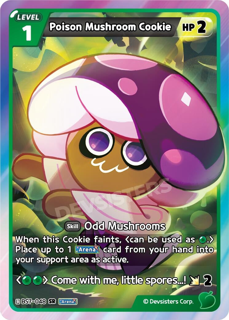 Image for Poison Mushroom Cookie (BS7-048) (BS5-BS7) - CookieRun: Braverse TCG