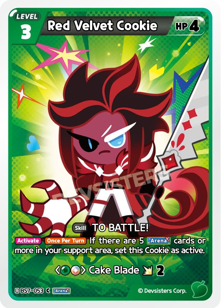 Image for Red Velvet Cookie (BS7-053) (BS5-BS7) - CookieRun: Braverse TCG