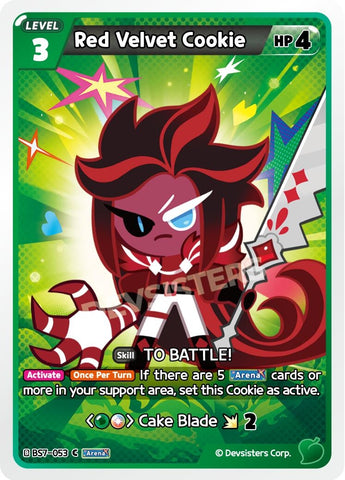Image for Red Velvet Cookie (BS7-053) (BS5-BS7) - CookieRun: Braverse TCG