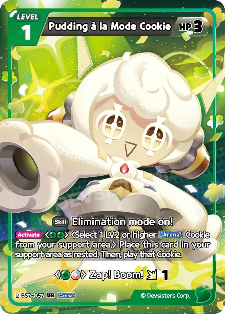Image for Pudding a la mode Cookie (BS7-057) (BS5-BS7) - CookieRun: Braverse TCG
