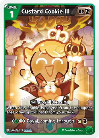 Image for Custard Cookie III (BS7-060) (BS5-BS7) - CookieRun: Braverse TCG