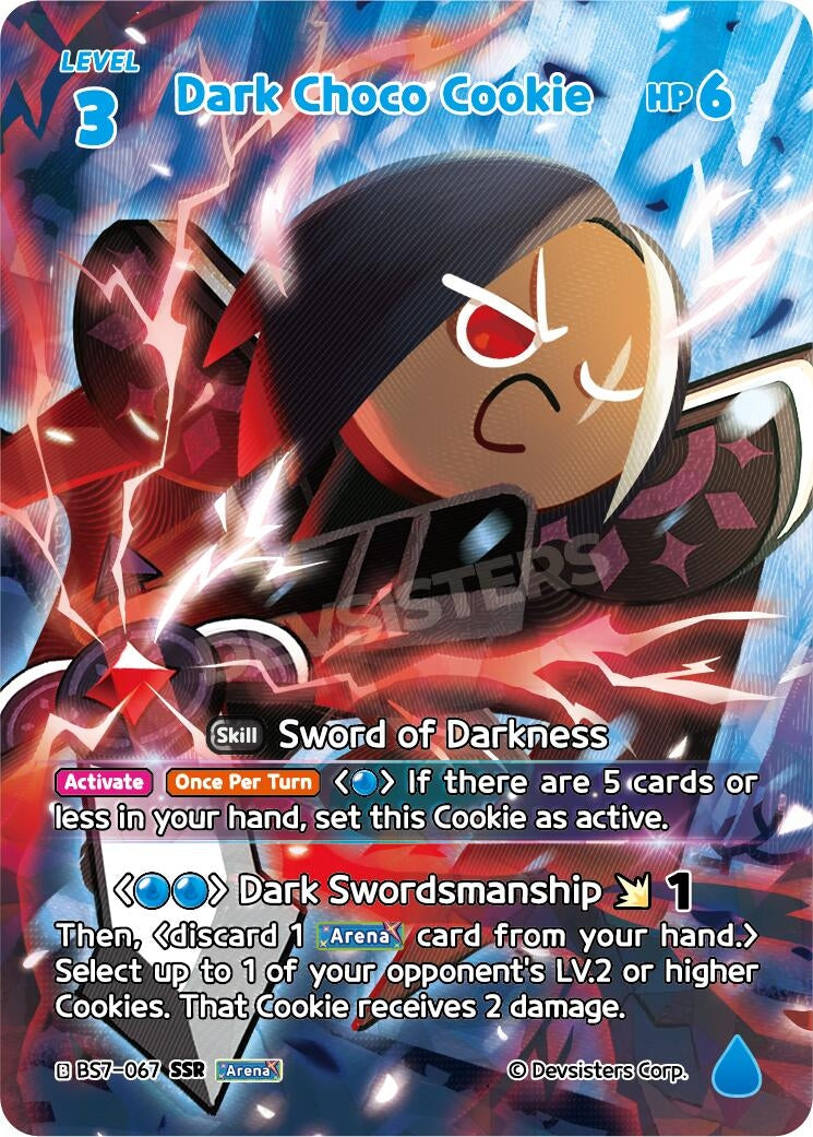 Image for Dark Choco Cookie (067) (SSR) (BS7-067) (BS5-BS7) - CookieRun: Braverse TCG