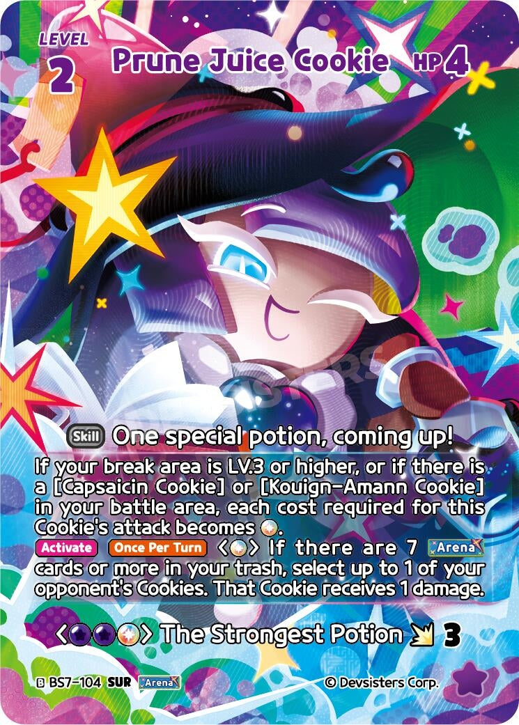 Image for Prune Juice Cookie (SUR) (BS7-104) (BS5-BS7) - CookieRun: Braverse TCG
