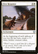 Primera respuesta [Commander Legends]