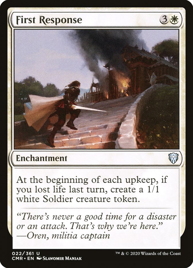 Primera respuesta [Commander Legends]
