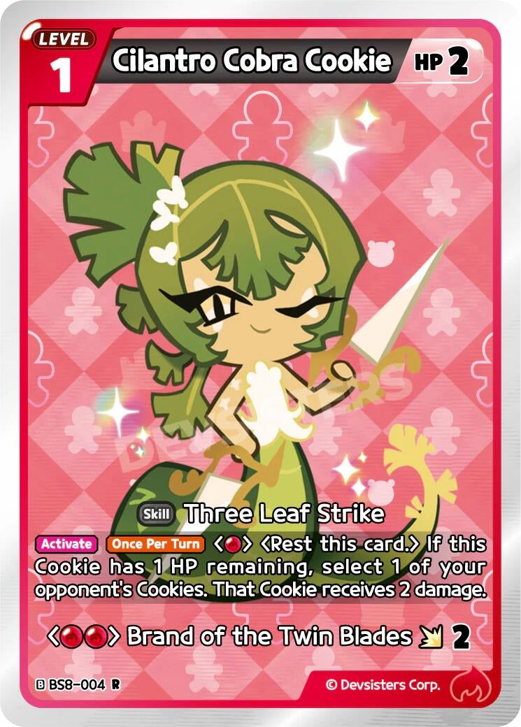 Image for Cilantro Cobra Cookie (BS8-004) (BS8-BS9) - CookieRun: Braverse TCG