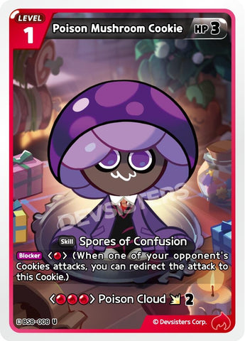 Image for Poison Mushroom Cookie (BS8-008) (BS8-BS9) - CookieRun: Braverse TCG