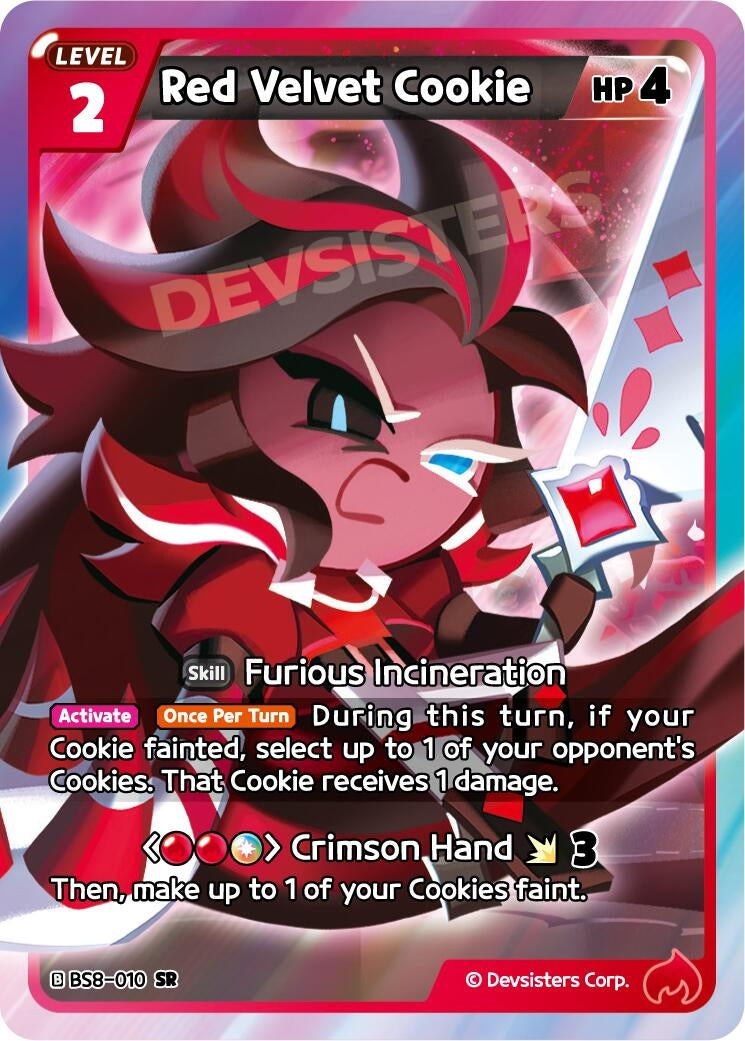 Image for Red Velvet Cookie (BS8-010) (BS8-BS9) - CookieRun: Braverse TCG