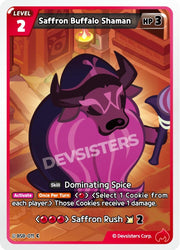 Image for Saffron Buffalo Shaman (BS8-011) (BS8-BS9) - CookieRun: Braverse TCG