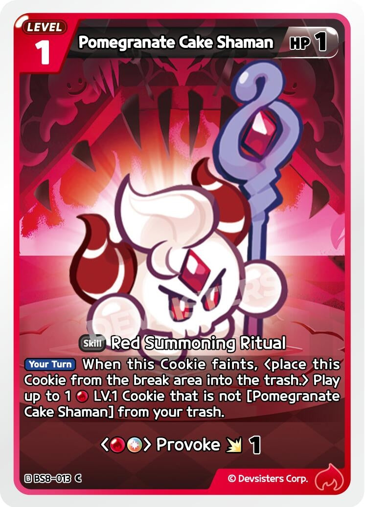Image for Pomegranate Cake Shaman (BS8-013) (BS8-BS9) - CookieRun: Braverse TCG