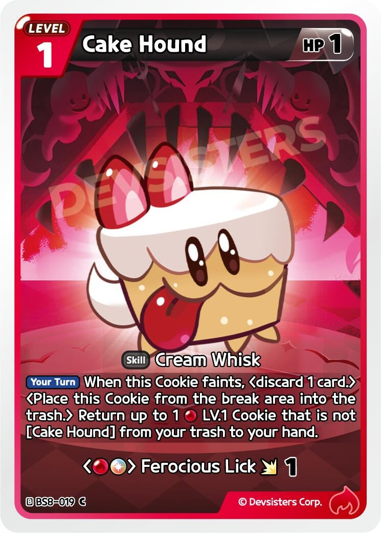 Image for Cake Hound (BS8-019) (BS8-BS9) - CookieRun: Braverse TCG