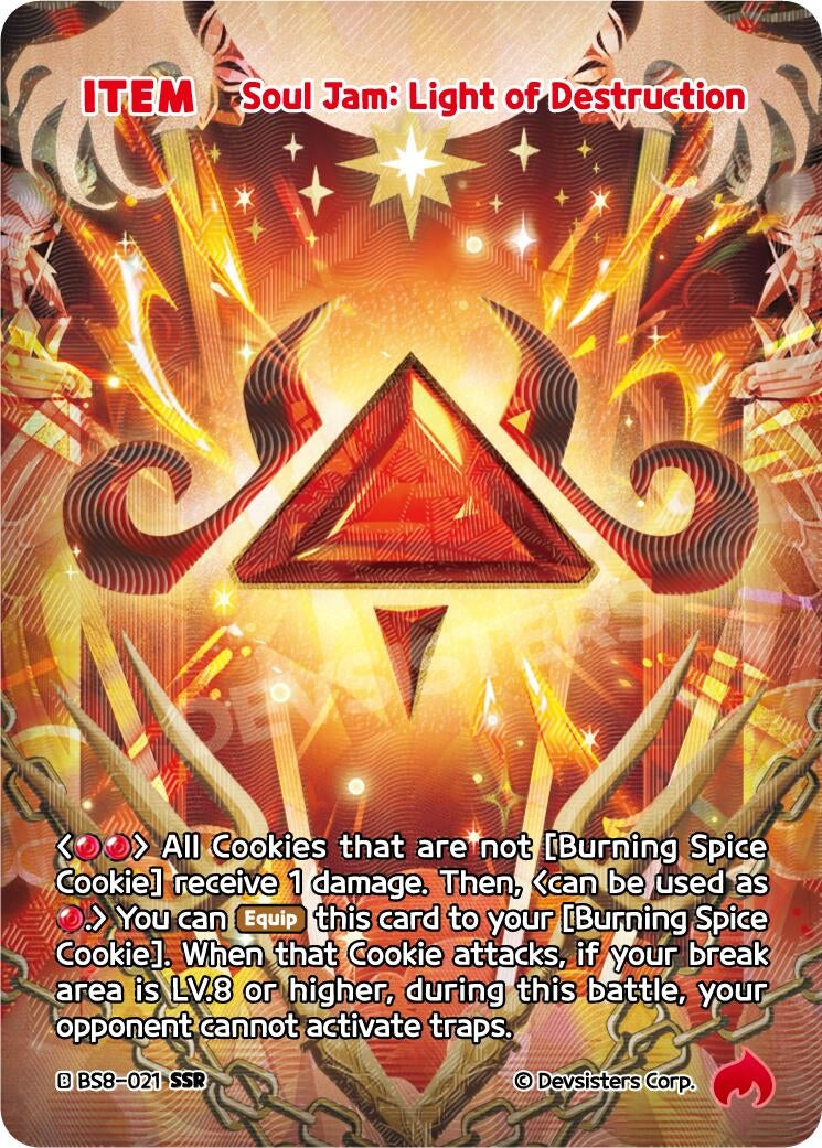 Image for Soul Jam: Light of Destruction (SSR) (BS8-021) (BS8-BS9) - CookieRun: Braverse TCG