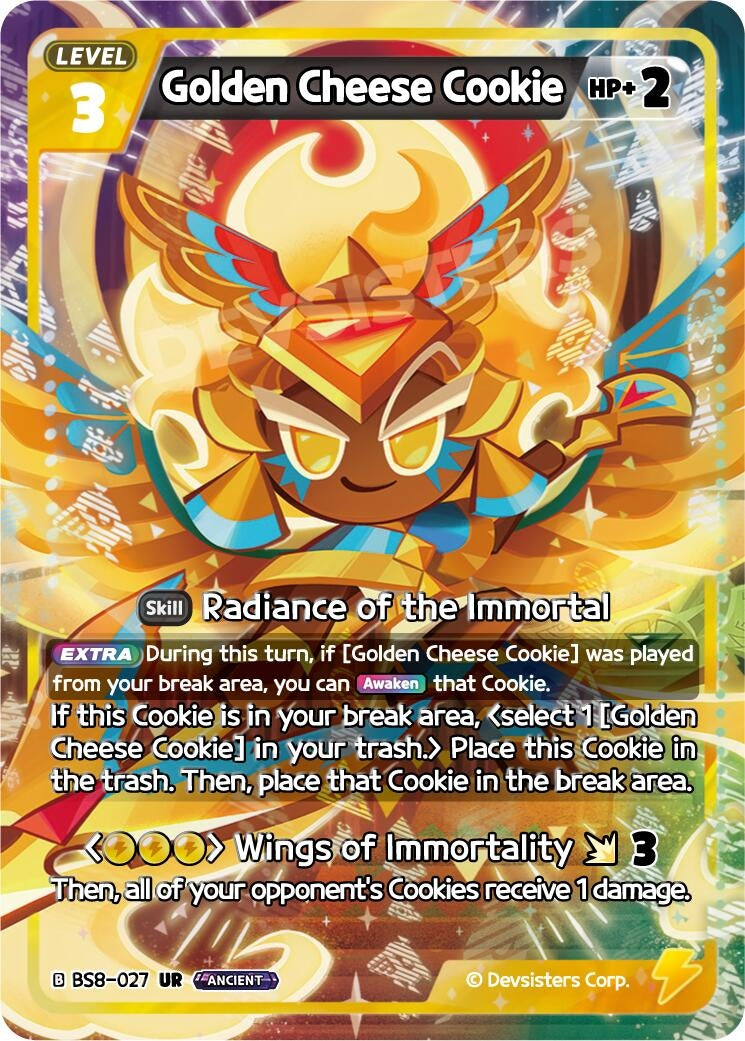 Image for Golden Cheese Cookie (027) (BS8-027) (BS8-BS9) - CookieRun: Braverse TCG